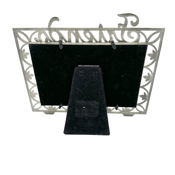 Fetco "Friends" Home Decor Metal Picture Frame 4x6 Vintage Style Floral Design - Picture 4 of 7